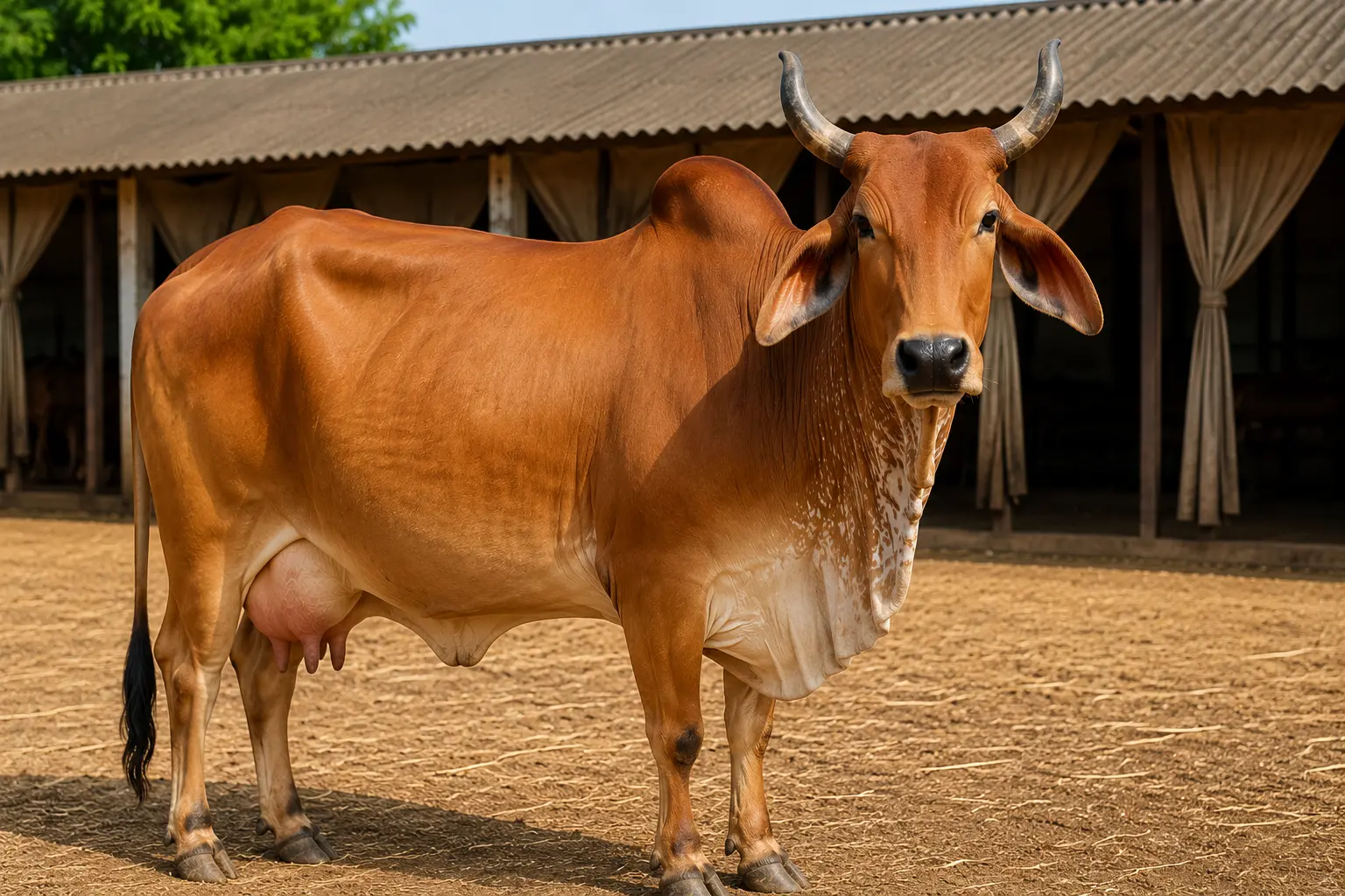 Cows at the gaushala