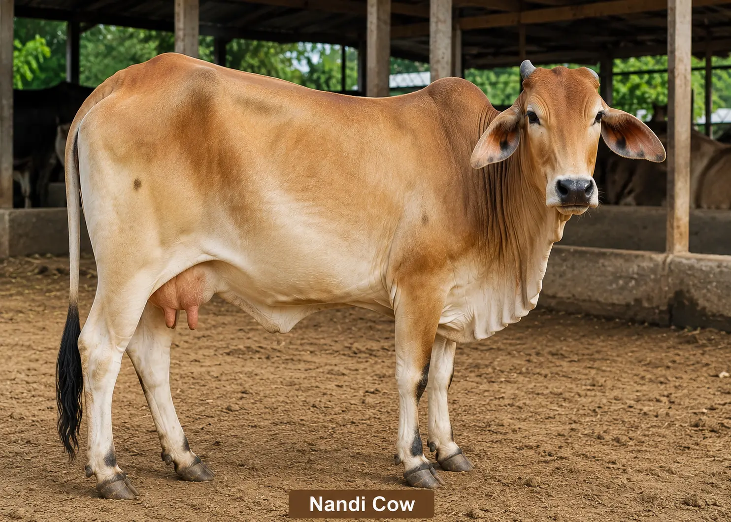 Cow at gaushala